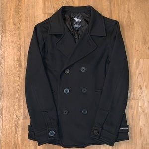 Modern Amusement Pea Coat